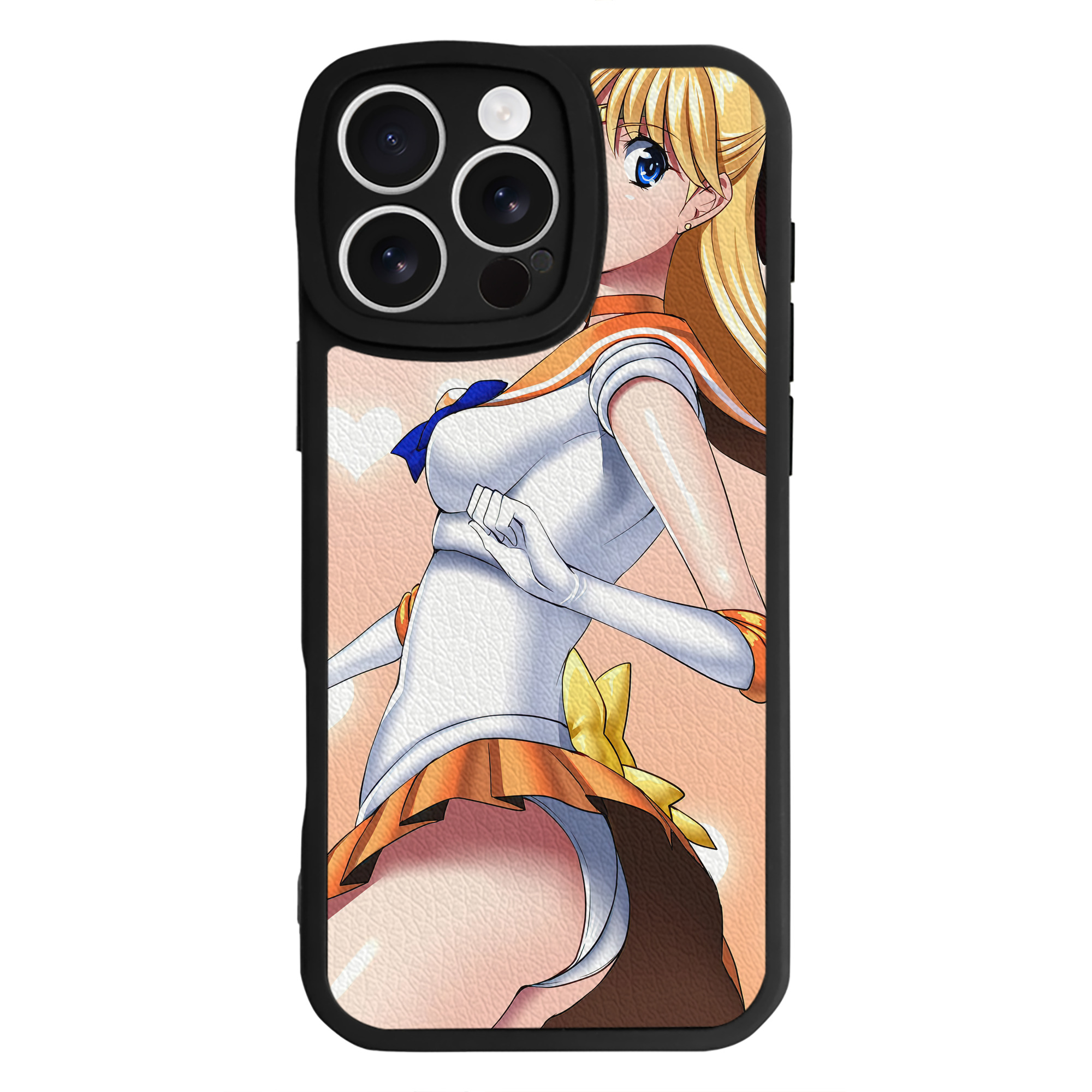 （画像用） 美少女戦士セーラームーン Sailor Moon 【iPhone 16シリーズ対応】シリコンスマホケース（レザー調） 材質：シリコン